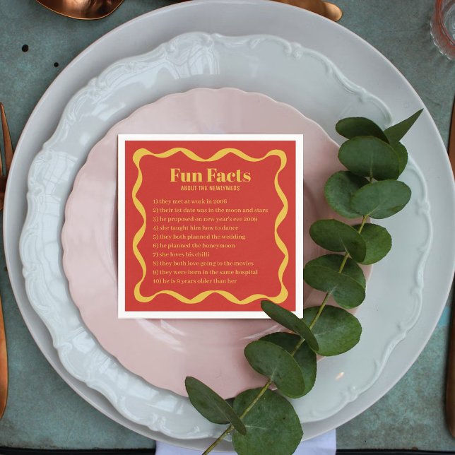 Servilleta De Papel Boda retro de cinta de curva de Coquette (Subido por el creador)