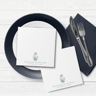 Servilleta De Papel Boda ruso moderno de conchas marinas