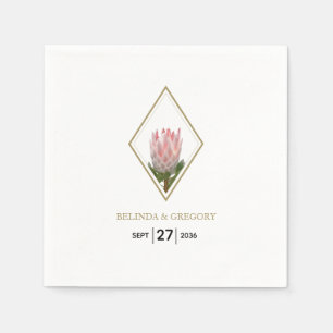 Servilleta De Papel Boda Rustic King Protea