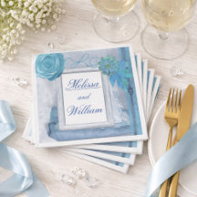 Boda Rústica Azul Hermosa