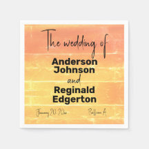 Boda Rústico Casual Yellow Peach