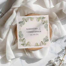 Boda Rústico de Eucalipto Verde y Oro