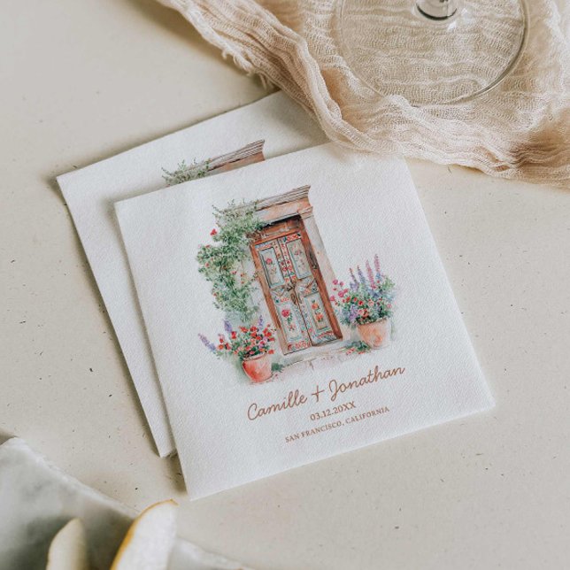 Servilleta De Papel Boda Rústico de México (Rustic Mexico Wedding Napkins)