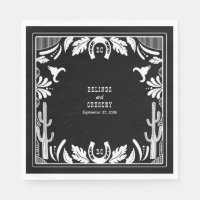 Boda rústico de vaqueros de países occidentales