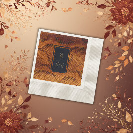 Servilleta De Papel boda salvaje de piel de serpiente de lujo