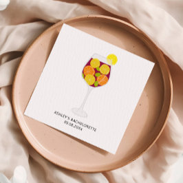 Servilleta De Papel Boda Sangria, soltera o ducha de novia