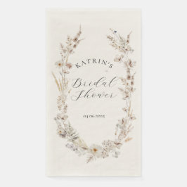 Servilleta De Papel Boda Silvestre Boho Rústica Elegante Invitación de