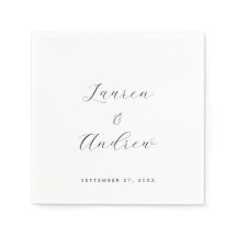 Boda simple y elegante negro y blanco moderno