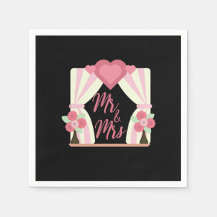 Servilleta De Papel Boda Sr y Sra