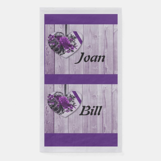 Servilleta De Papel Boda Stationery (Anverso)