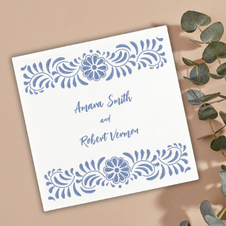Servilleta De Papel Boda Talavera de México