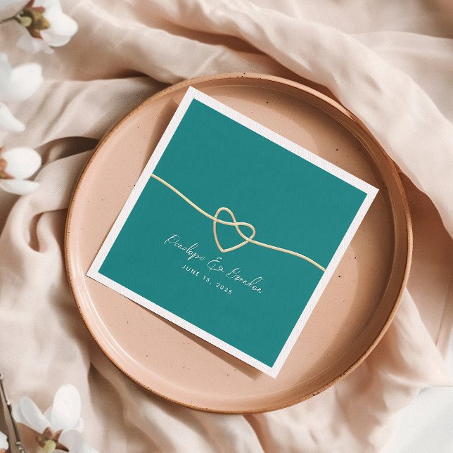 Servilleta De Papel Boda Verde Turquesa (Subido por el creador)