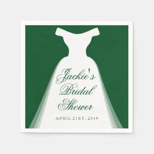 Servilleta De Papel Boda Vestido Bridal Shower