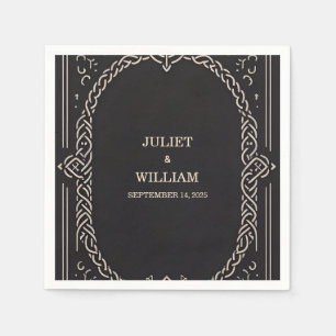 Servilleta De Papel Boda Viking Céltico Nórdico Medieval