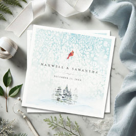 Servilleta De Papel Boda Winter Wonderland