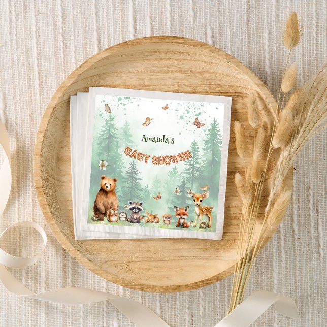 Servilleta De Papel Bodega de los animales del bosque (Subido por el creador)