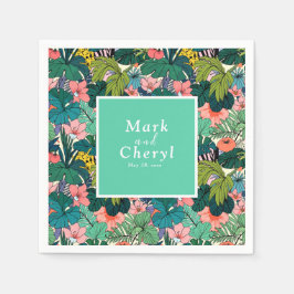 Servilleta De Papel Bohemian Hibiscus Boda