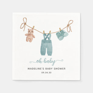 Servilleta De Papel BOHO Baby Clothes Boy Baby Shower