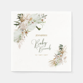 Servilleta De Papel Boho Bohemian Baby Shower Brunch Decorador Napkins