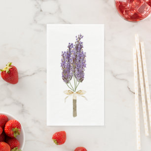 Servilleta De Papel Boho Bouqet de Lavender
