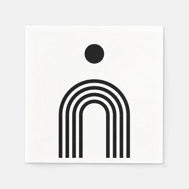 Servilleta De Papel Boho Celestial Sun (Anverso)