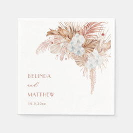 Servilleta De Papel Boho Chic Botánico | Boda