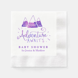 Servilleta De Papel Boho Chica Tribal Adventure Baby Shower Napkins