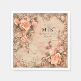 Servilleta De Papel Boho Cowgirl Western Florals Boda Napkins