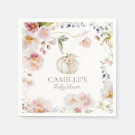 Servilleta De Papel Boho Fall Chica Baby Shower