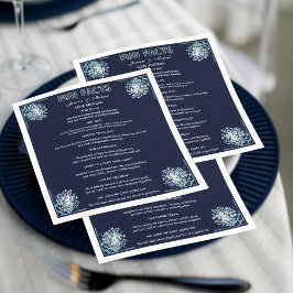 Servilleta De Papel Boho Floral Dusty Luz Azul Fun Hechos Naval