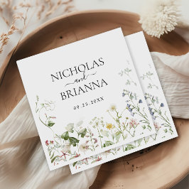 Servilleta De Papel Boho Floral Garden Wedding