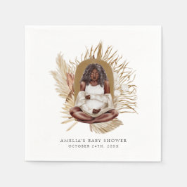 Servilleta De Papel Boho Florals Baby Shower