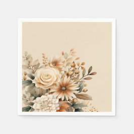 Servilleta De Papel Boho Flower