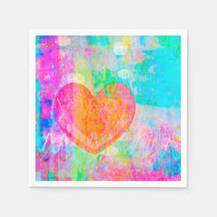 Servilleta De Papel Boho Heart