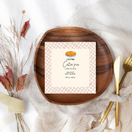 Servilleta De Papel Boho Little Cutie Pie Acción de Gracias Baby Showe