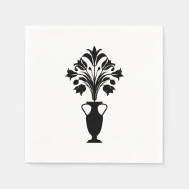 Servilleta De Papel Boho Mid Century Flower Pot