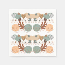 Servilleta De Papel Boho modern geometric wallpaper