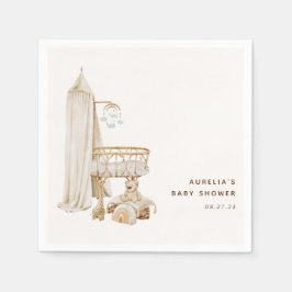 Servilleta De Papel Boho Nursery Baby Shower