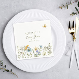 Servilleta De Papel Boho primavera floral ducha de bebé personalizada
