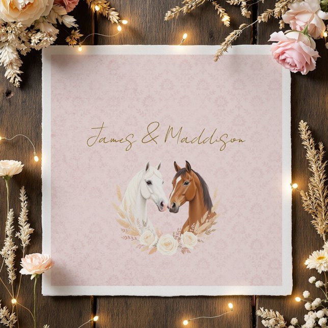 Servilleta De Papel Boho rústico (Set the tone for your rustic boho country wedding with this elegant invitation suite.)