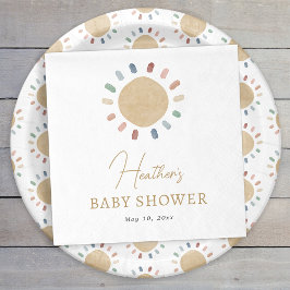 Servilleta De Papel Boho Sun Baby Shower