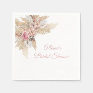 Servilleta De Papel Boho Tema Cocktail Personalizado Napkins