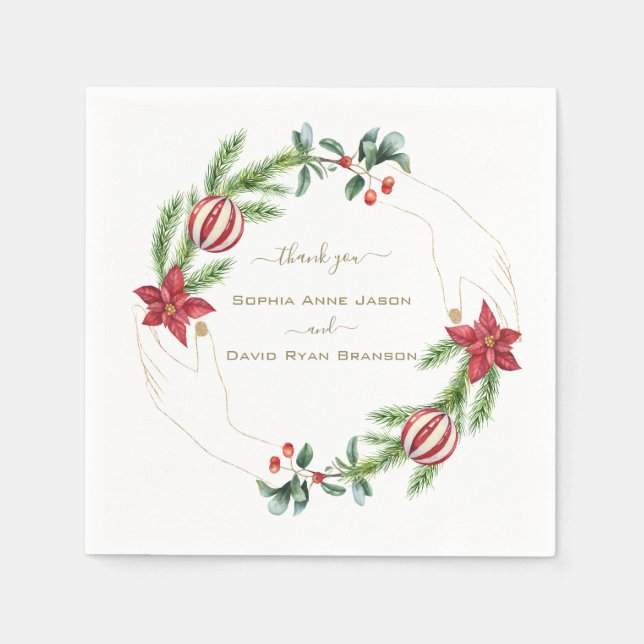 Servilleta De Papel Boho Terracotta Arch Pampas Grass Floral Boda (Anverso)