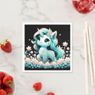 Servilleta De Papel Boho Unicorn Baby Shower