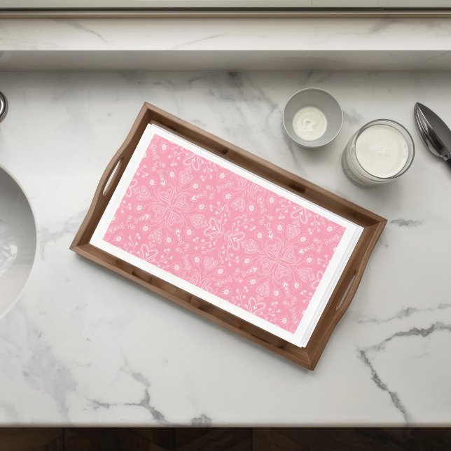 Servilleta De Papel Boho Valentine Garden Paper Guest Towels (Subido por el creador)