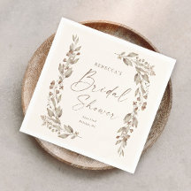 Boho Wildflower Elegante Boda Bridal Shower