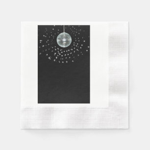 Servilleta De Papel Bola de discoteca oscura