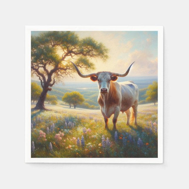 Servilleta De Papel Bola de longanorte de Texas (Anverso)