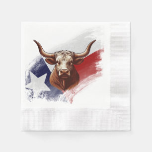 Servilleta De Papel Bola de longhorn de Texas