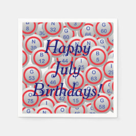 Servilleta De Papel Bolas de Bingo